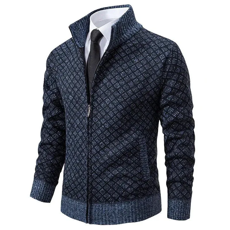 Gilet homme à fermeture éclair en maille élégante - Image 4