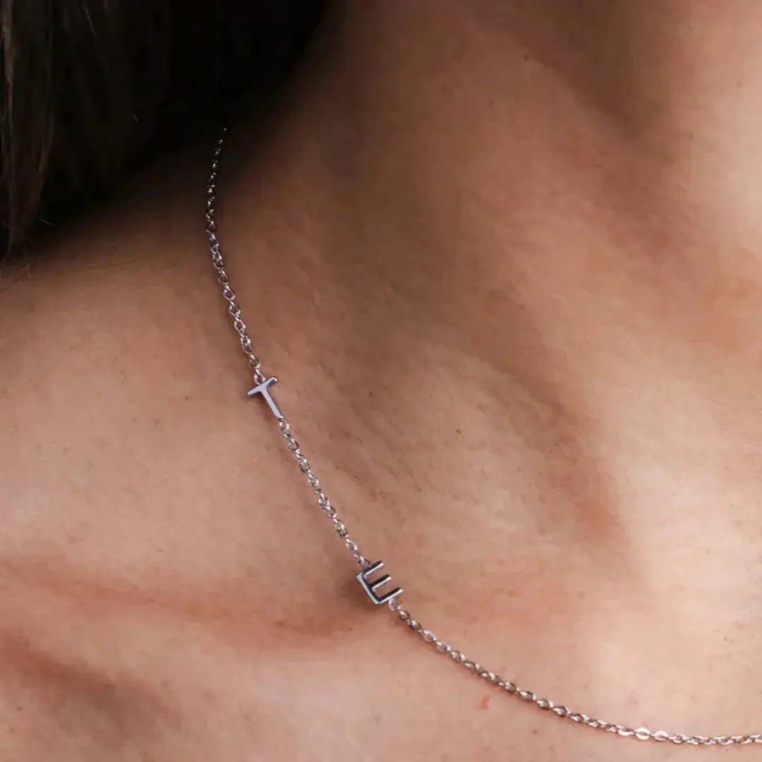 Collier d'initiales délicat à personnaliser - Image 10