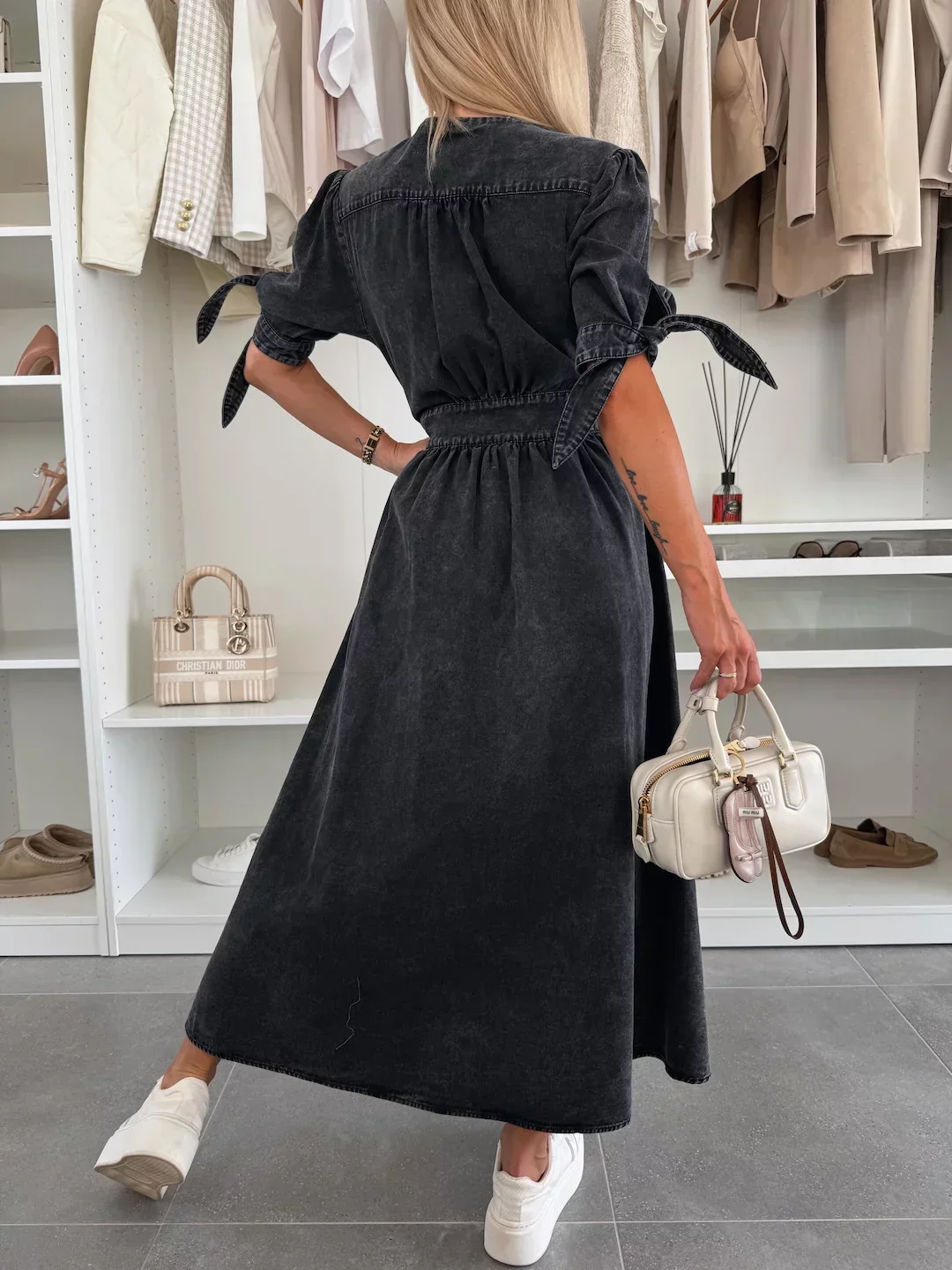 Ivanka | Robe en denim éclatante - Image 6