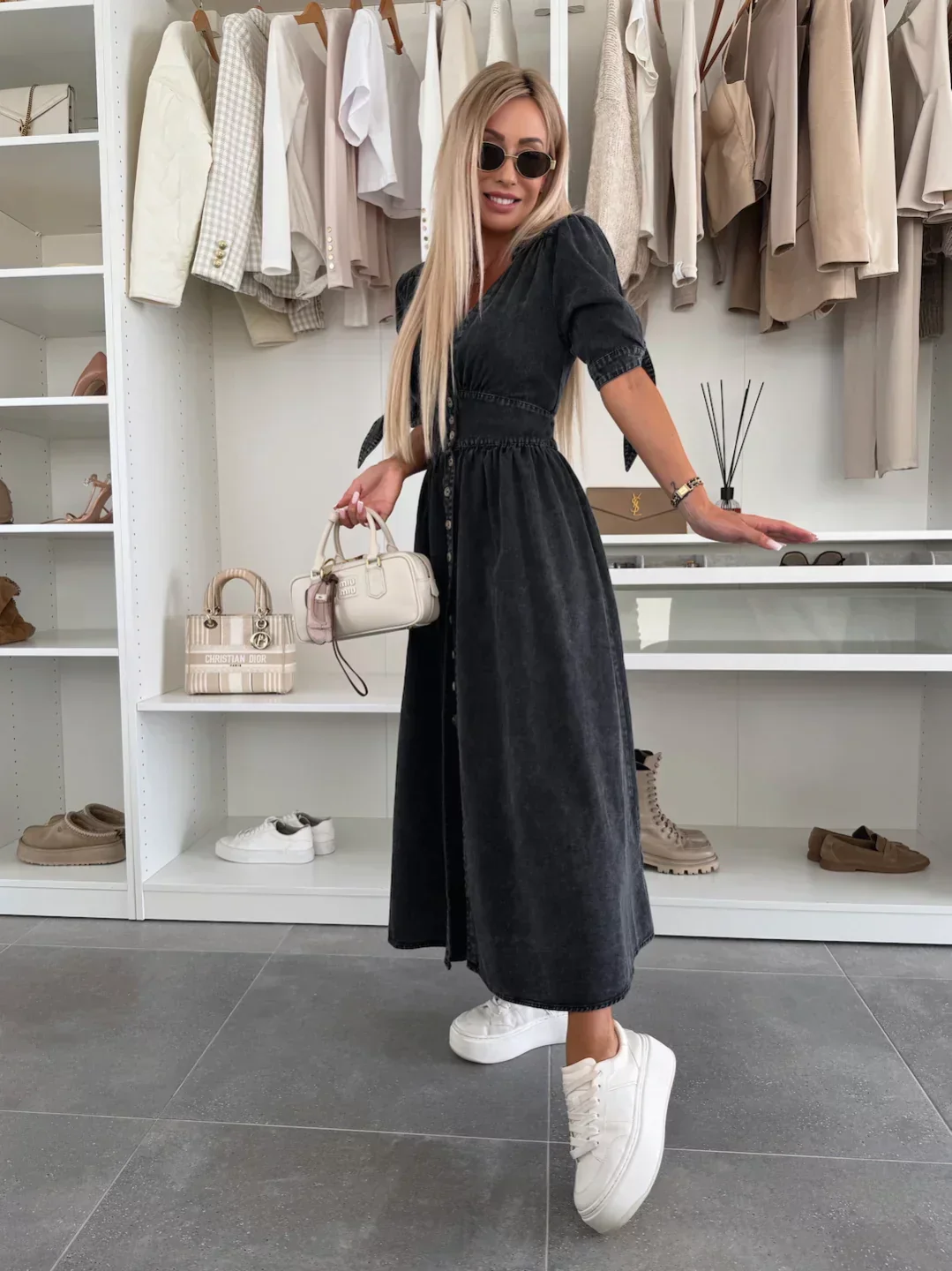 Ivanka | Robe en denim éclatante - Image 7