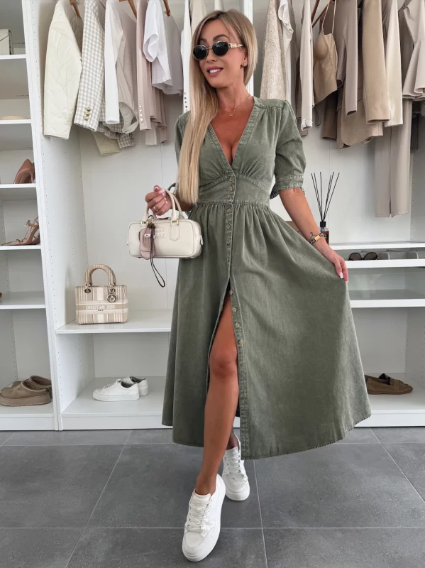 Ivanka | Robe en denim éclatante - Image 9