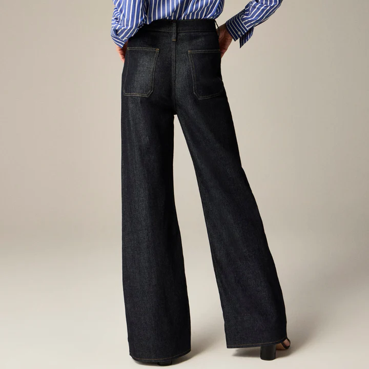 Jean stretch taille haute à jambe large FitCurve - Image 15