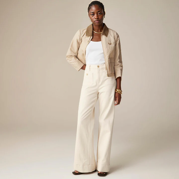 Jean stretch taille haute à jambe large FitCurve - Image 7