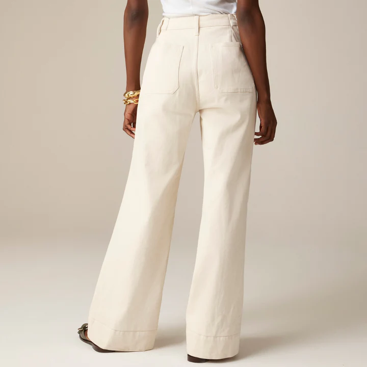 Jean stretch taille haute à jambe large FitCurve - Image 8