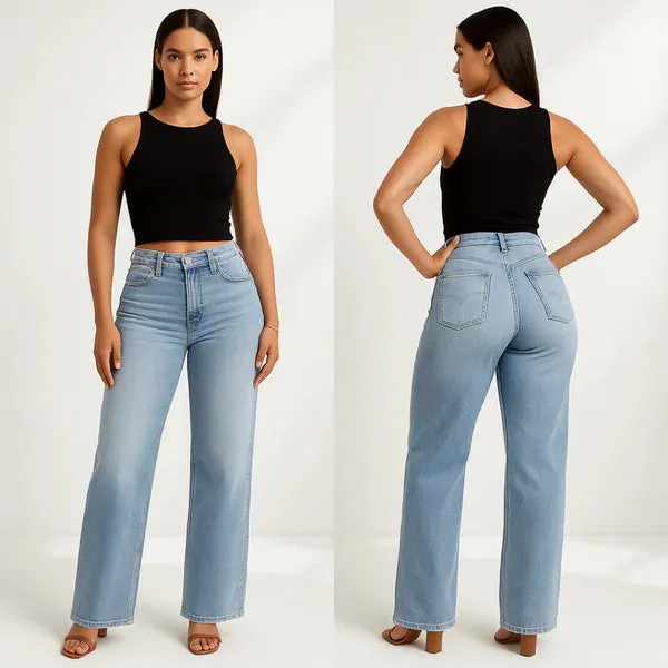 Jean taille haute sculptant - Image 2