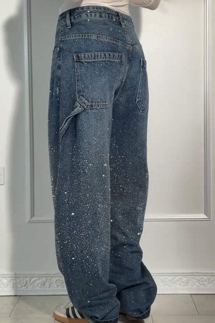 Jean ample pour femme avec strass - Image 10