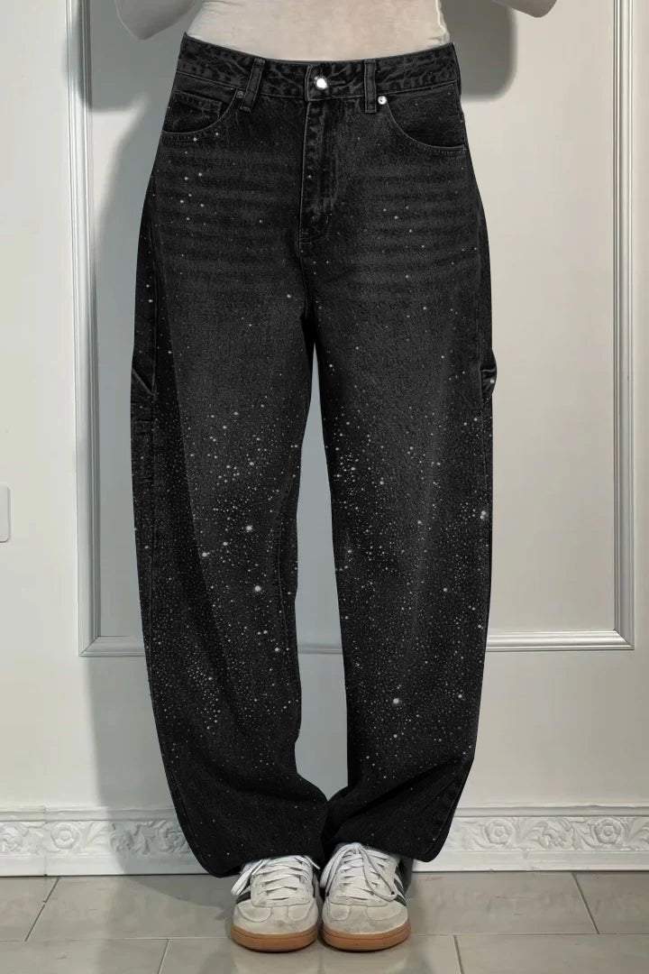 Jean ample pour femme avec strass - Image 7