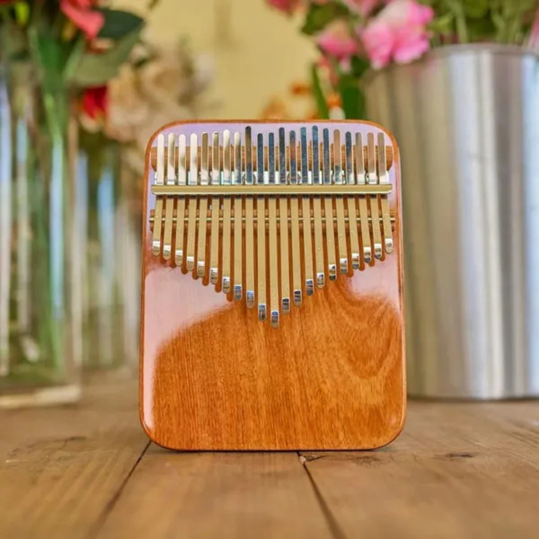 Kalimba 17 Lames en Bois Naturel – Instrument Relaxant Portable - Image 5