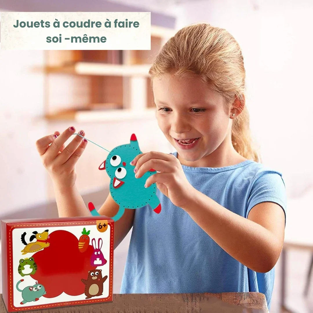 Kit de Couture Animaux en Feutrine pour Enfants - Image 3