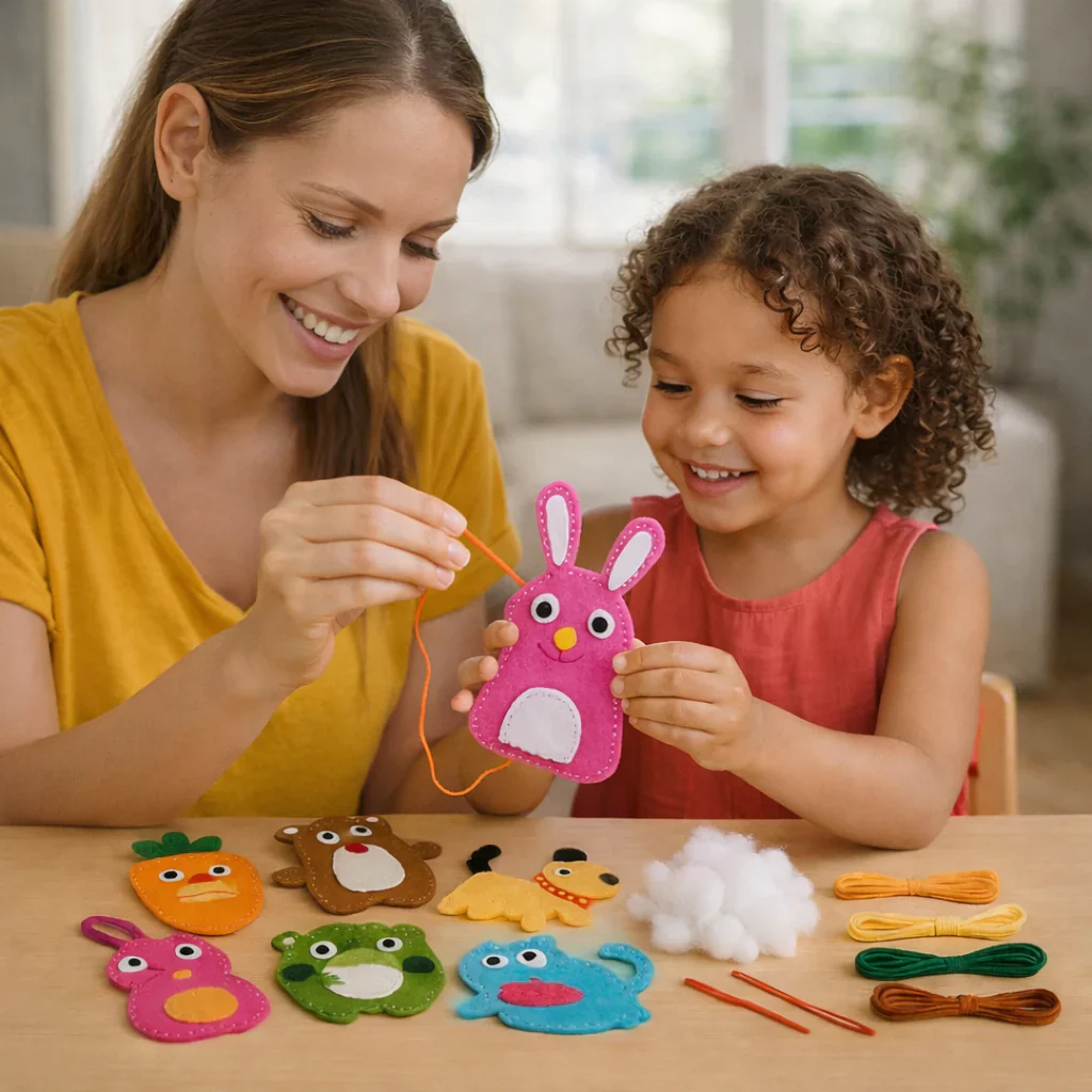 Kit de Couture Animaux en Feutrine pour Enfants - Image 8