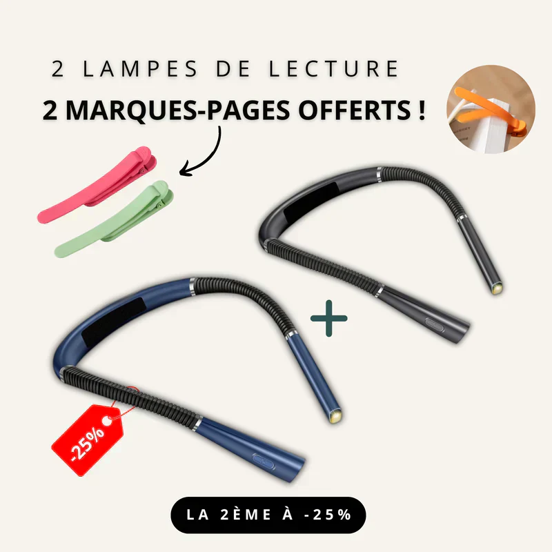 Lampe de lecture à cou flexible - Rechargeable - Image 5