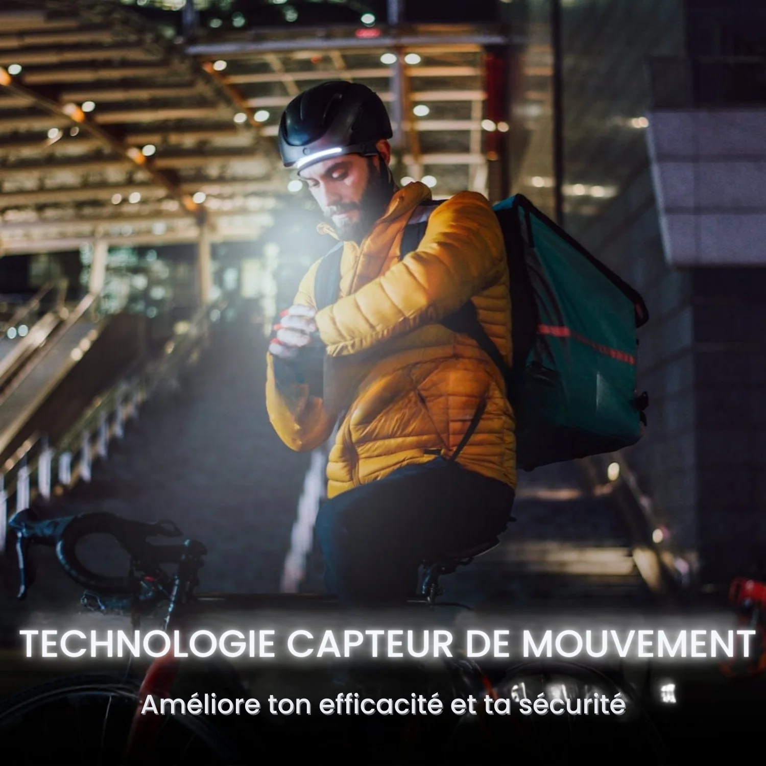 Lampe frontale LED rechargeable avec capteur de mouvement - Image 6