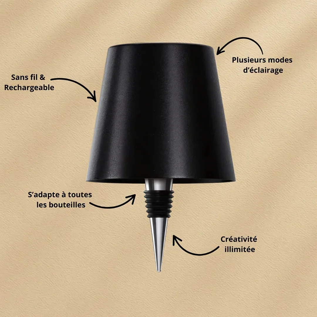 Lampe LED sans fil pour bouteilles - Image 3