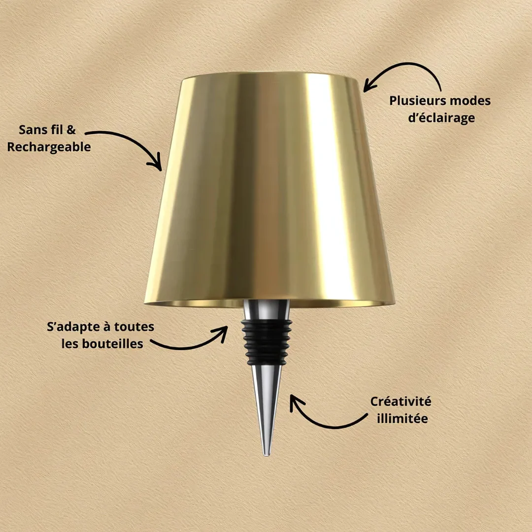 Lampe LED sans fil pour bouteilles - Image 4