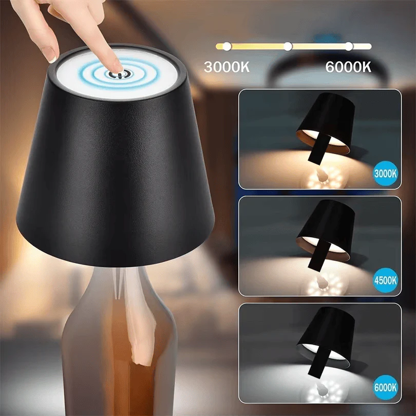 Lampe sans fil à poser sur bouteille - Image 4