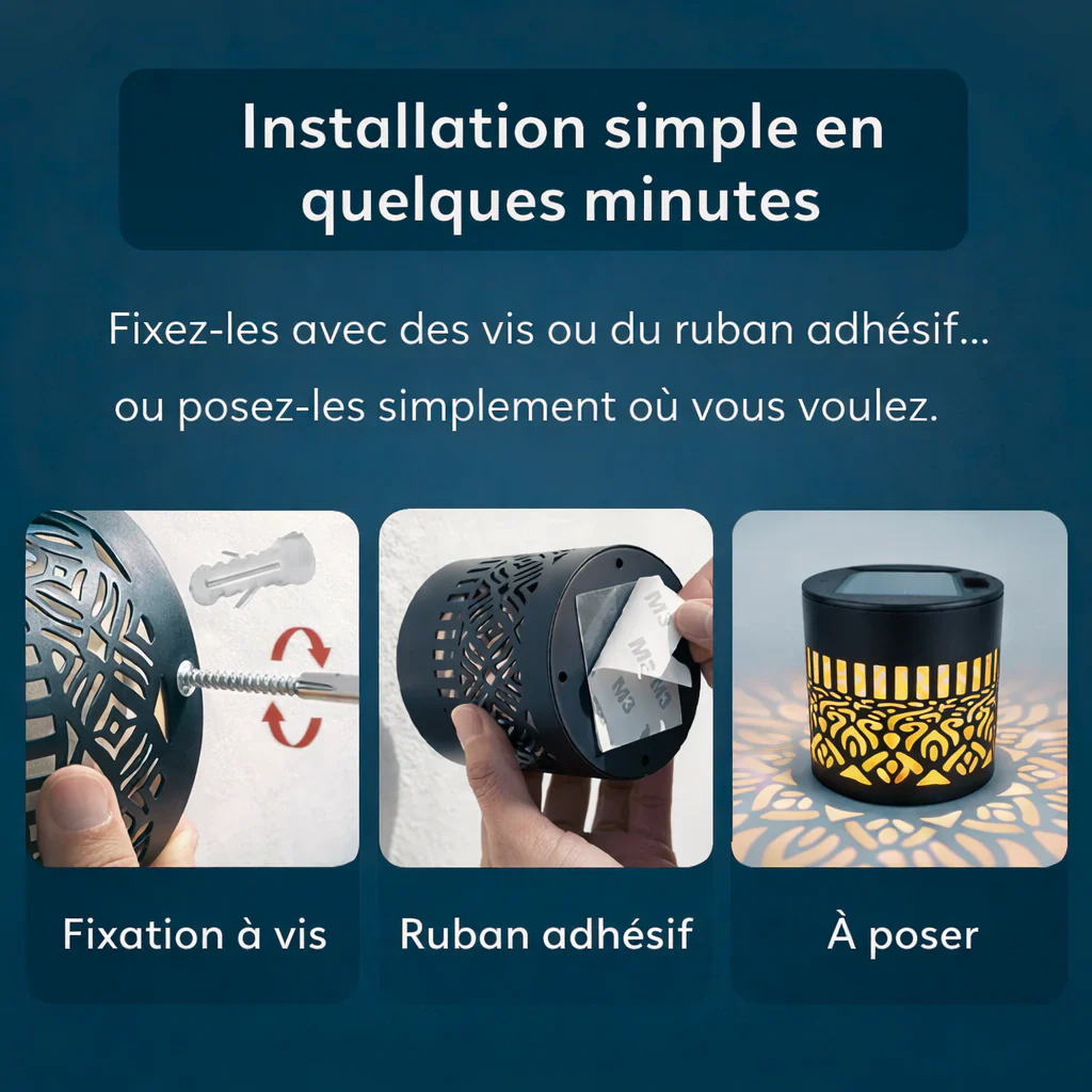 Lampe solaire décorative pour jardin - Image 6