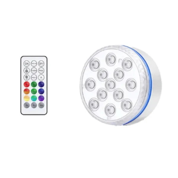 Lampes LED étanches multicolores
