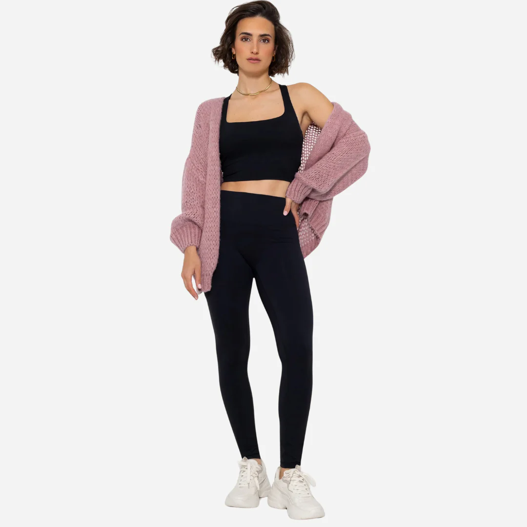 Legging de sport femme taille haute imprimé léopard - Image 7
