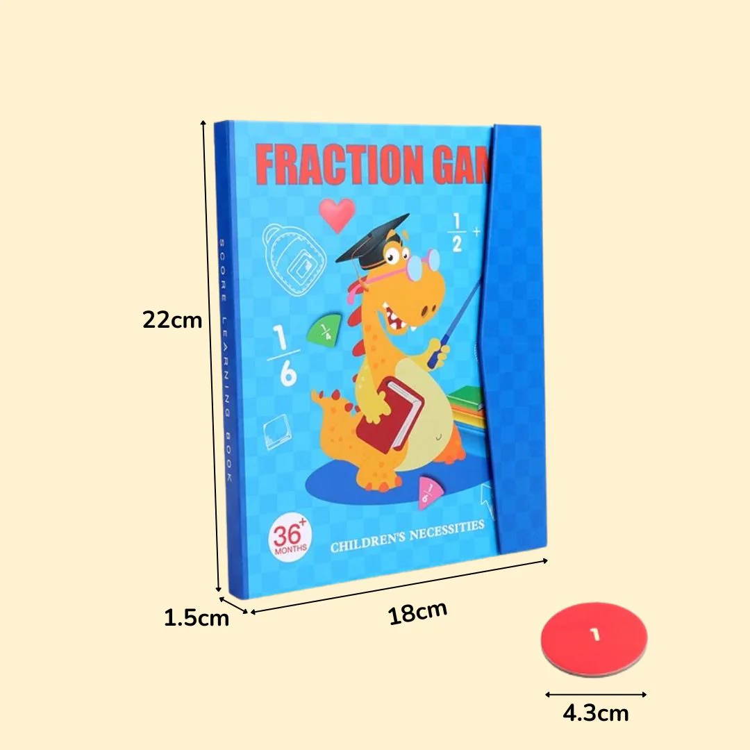 Livre de Fractions Magnétique Montessori - FractionGame™ - Image 10