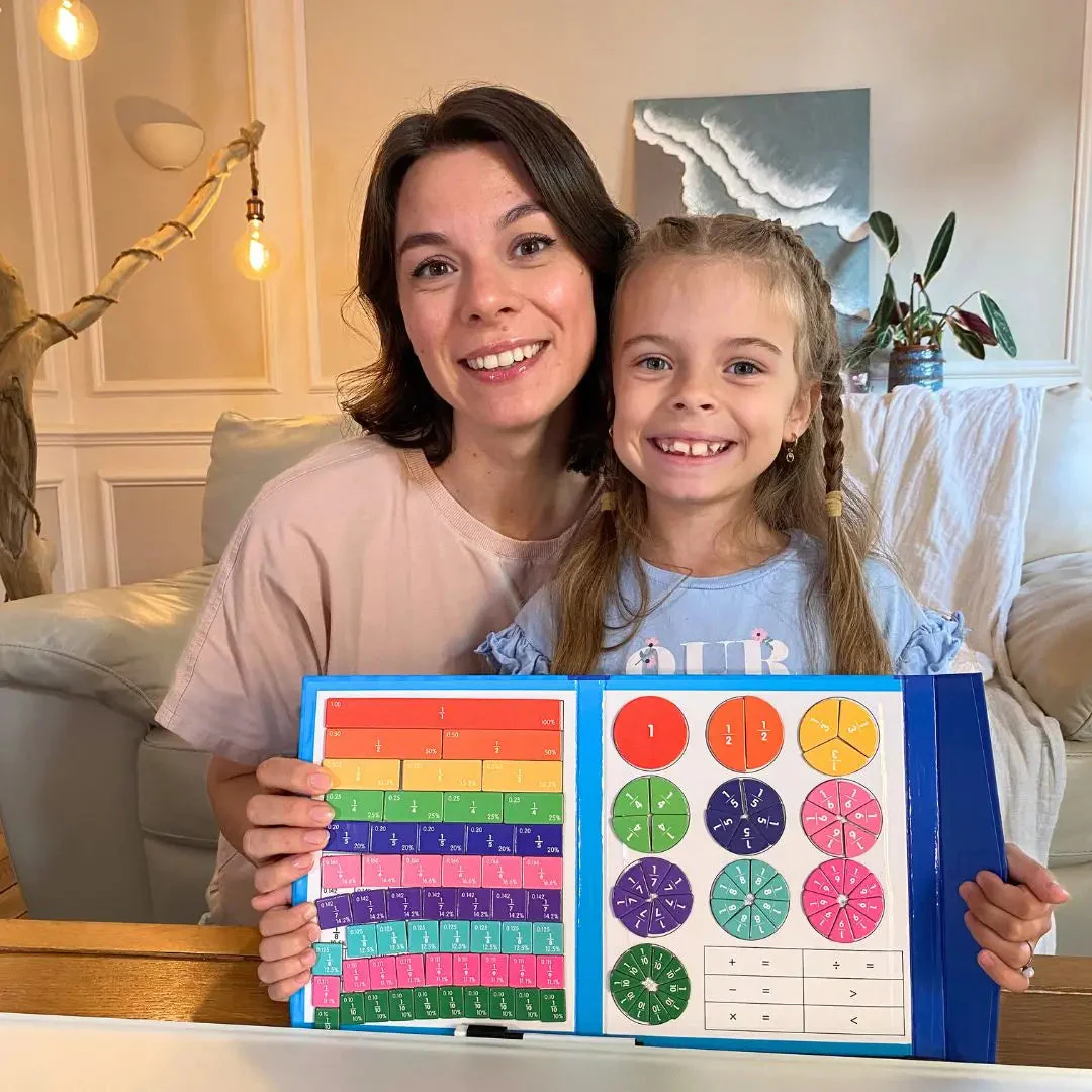 Livre de Fractions Magnétique Montessori - FractionGame™ - Image 4