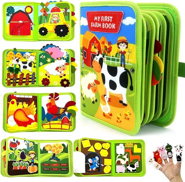 Livre éducatif interactif ferme Montessori - Image 2