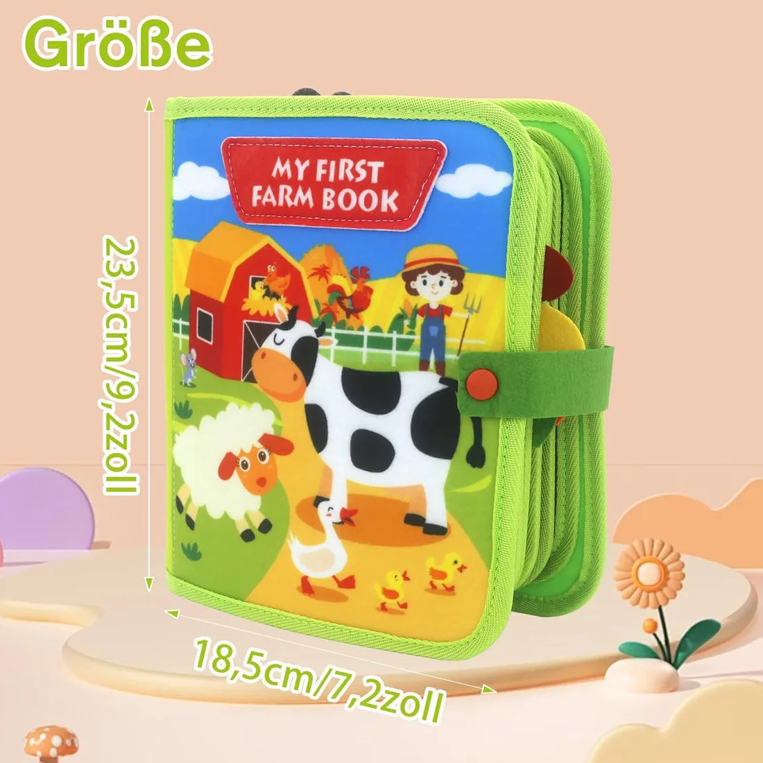 Livre éducatif interactif ferme Montessori - Image 5