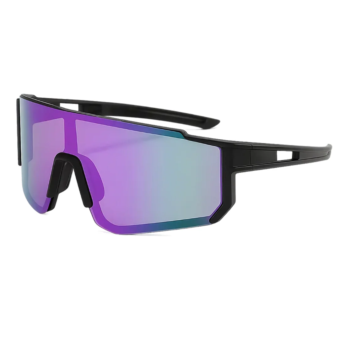 Lunettes de soleil de sport futuristes Galaxy Blanc - Image 11