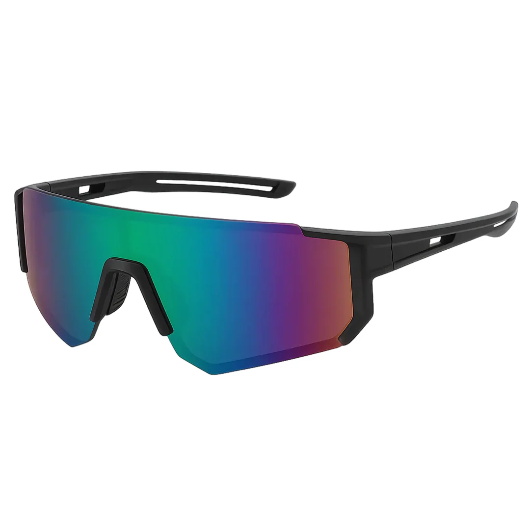 Lunettes de soleil de sport futuristes Galaxy Blanc - Image 2