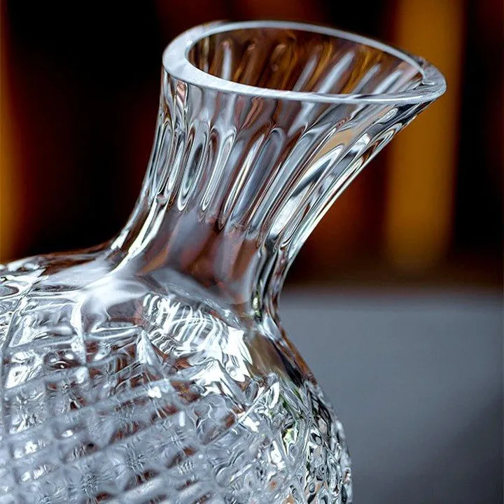 Décanteur à vin rotatif en cristal soufflé à la main 360° - Image 4