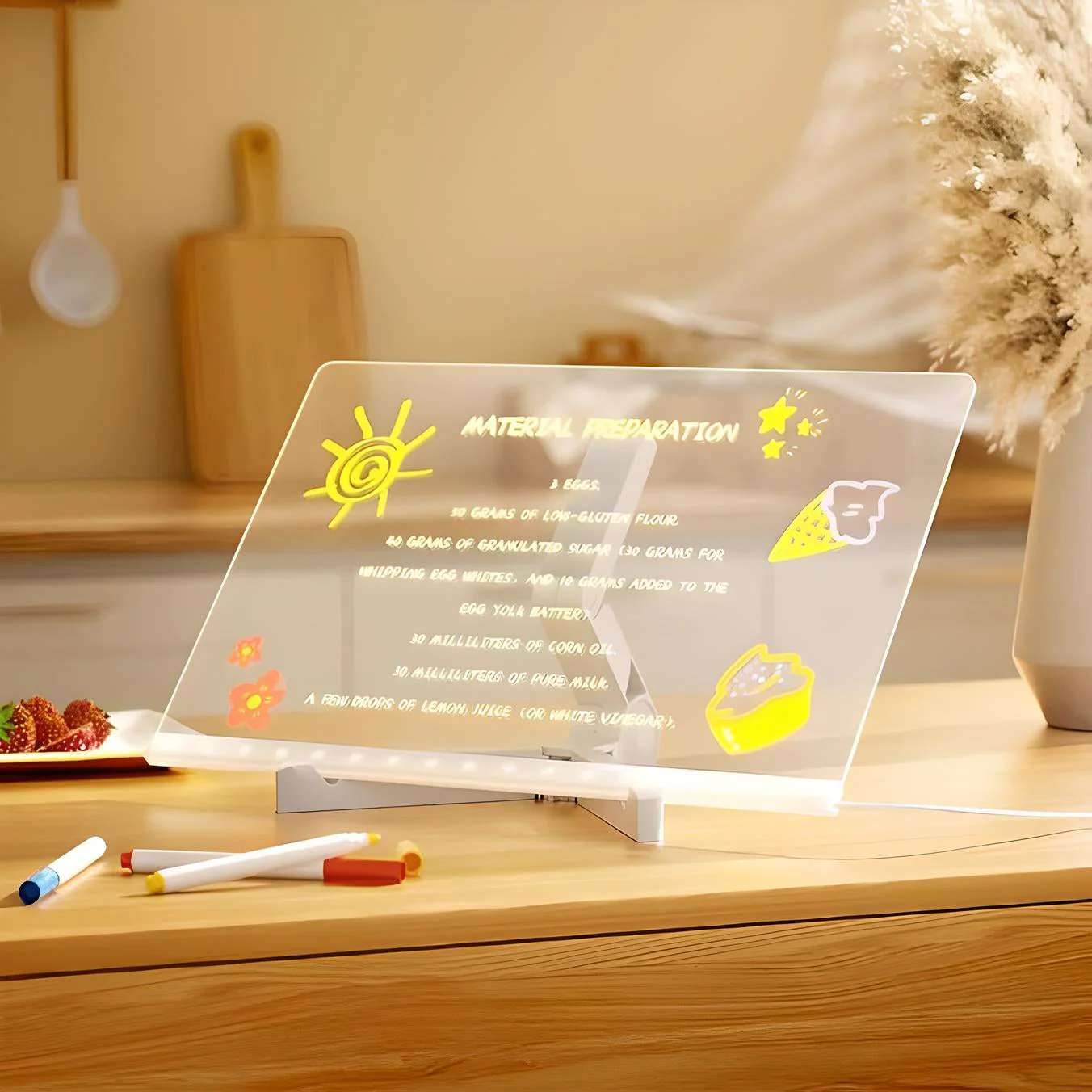 Magic Led-Zeichentafel (inclus 7 stylos lumineux)