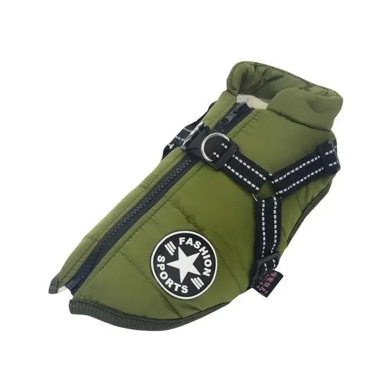 Manteau pour chien avec harnais intégré - Image 9