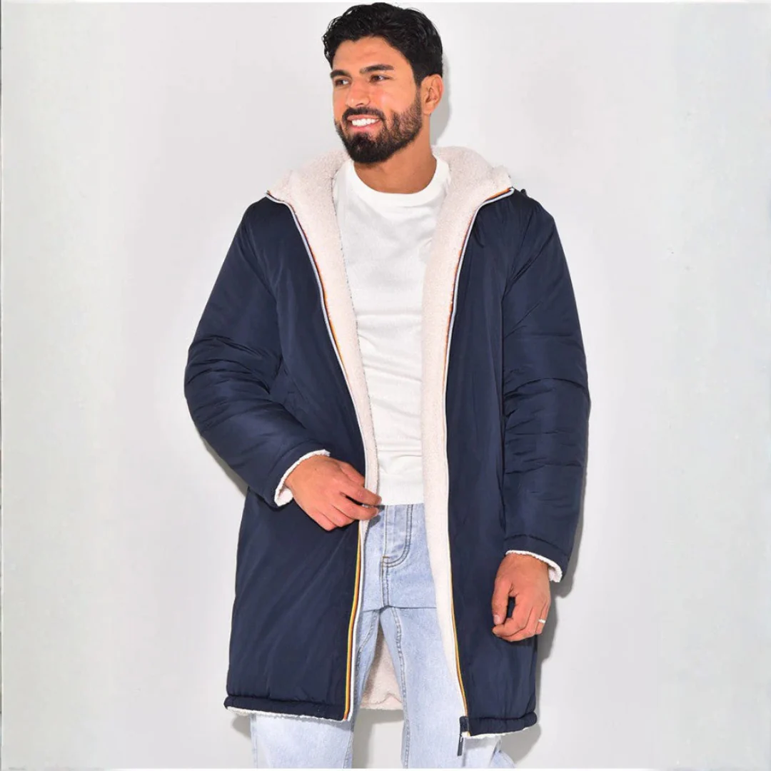 Manteau Douillet à Capuche pour Homme - Image 2
