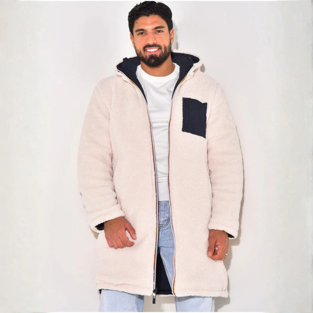 Manteau Douillet à Capuche pour Homme - Image 3