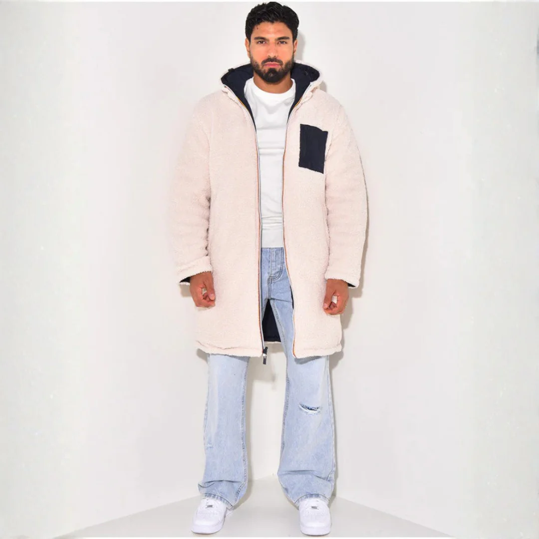 Manteau Douillet à Capuche pour Homme - Image 4