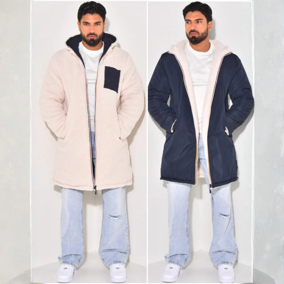 Manteau Douillet à Capuche pour Homme - Image 5