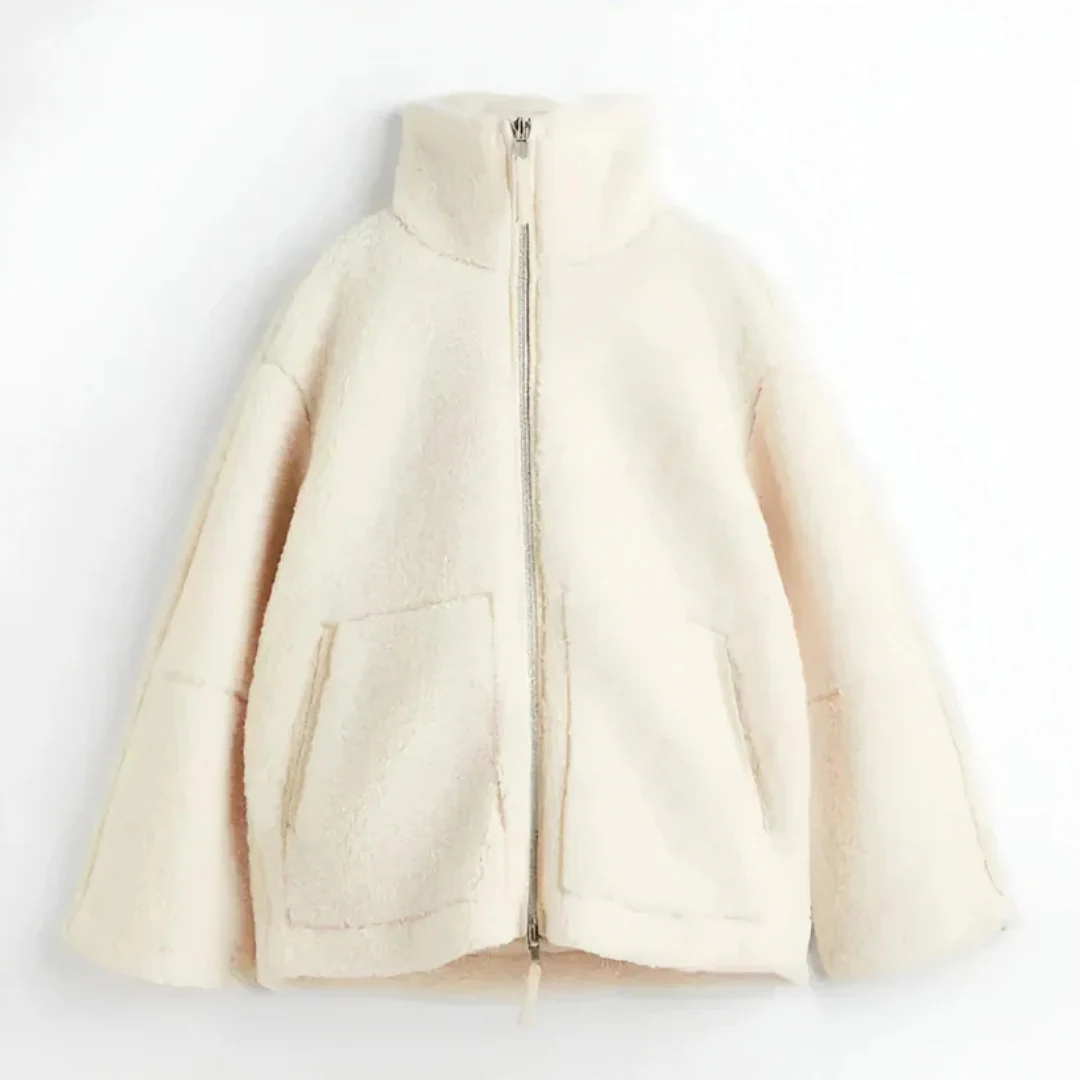 Manteau teddy doux femme - Image 4