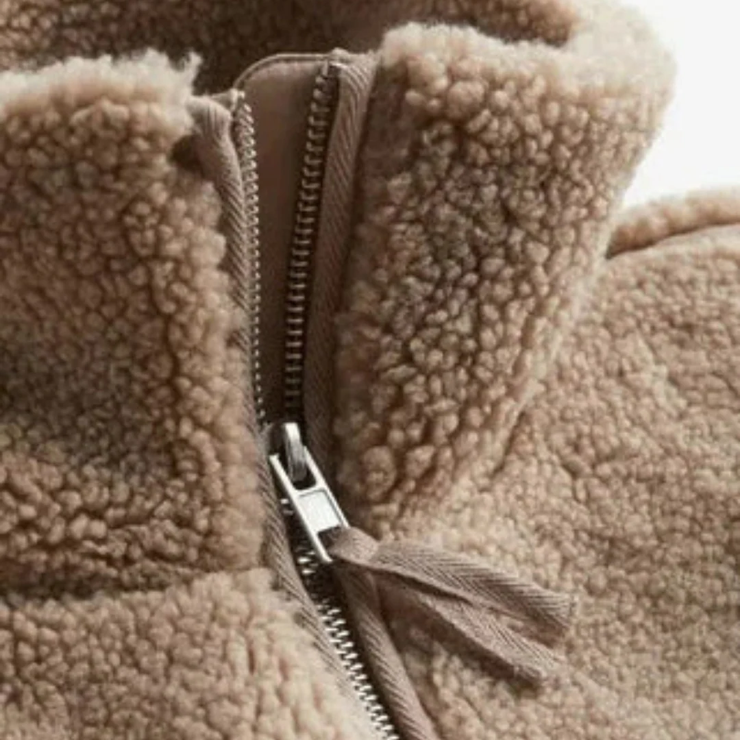 Manteau teddy doux femme - Image 6