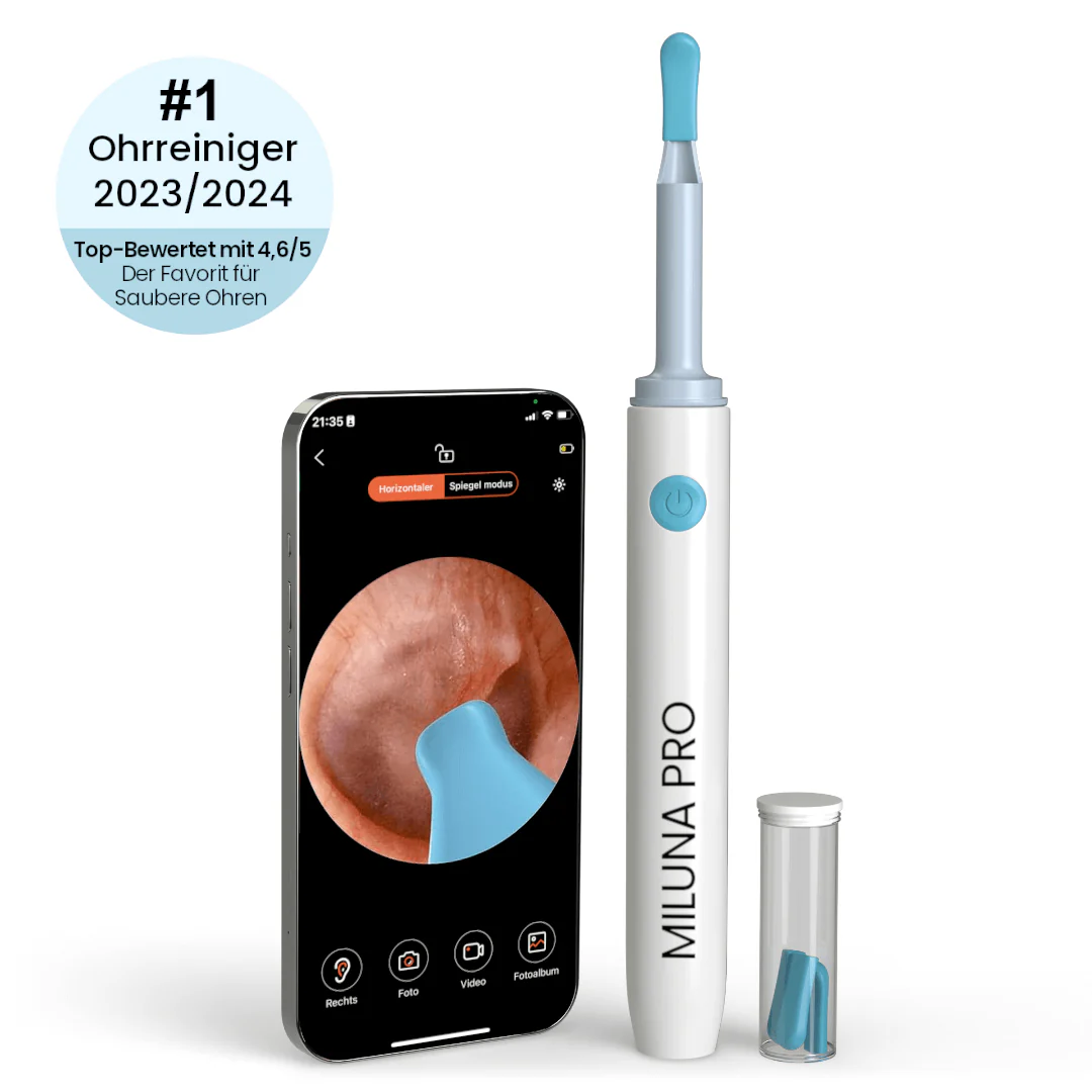 MilunaPro – Nettoyeur d’oreilles intelligent avec caméra HD