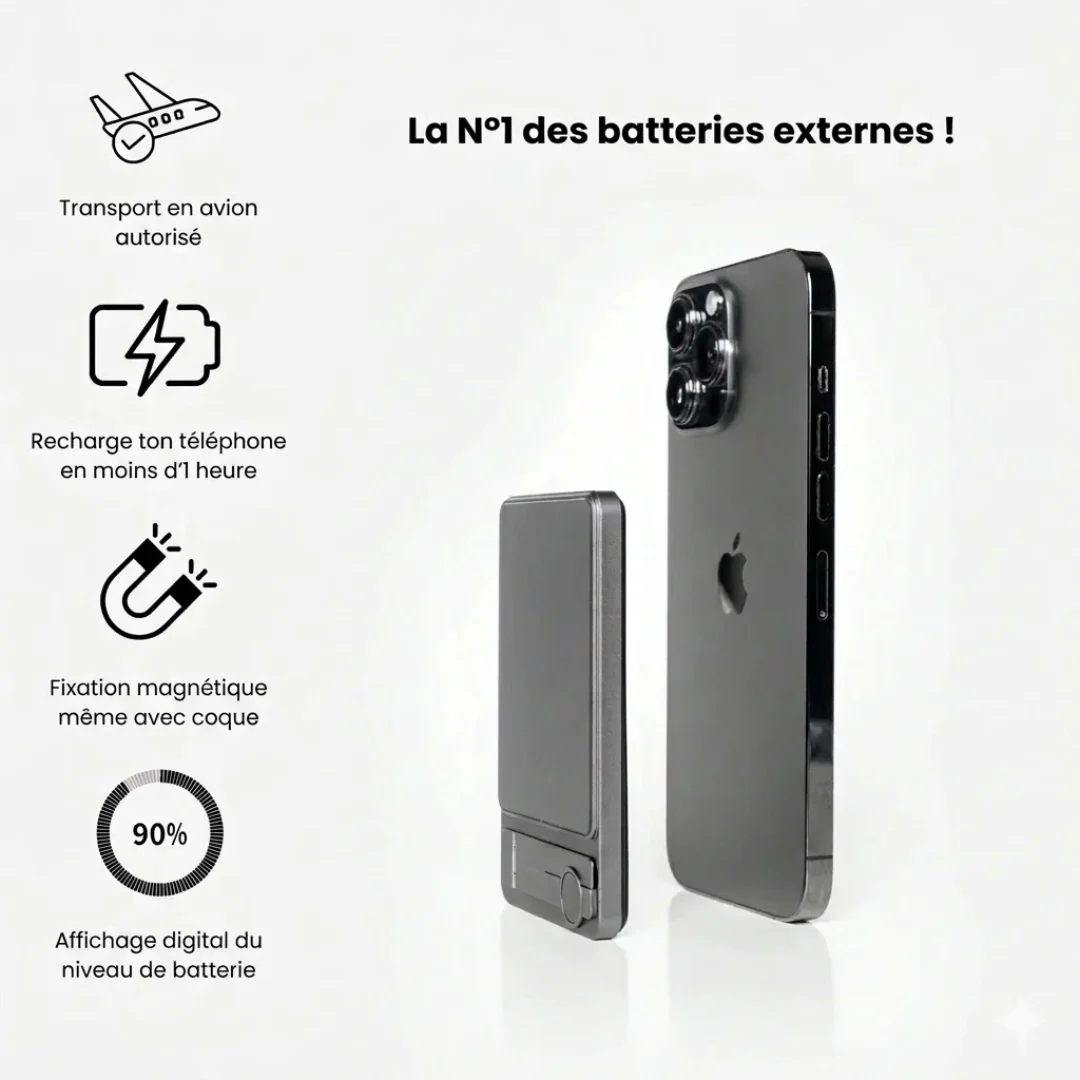 Mini Batterie Externe Ultra Compacte - Image 3