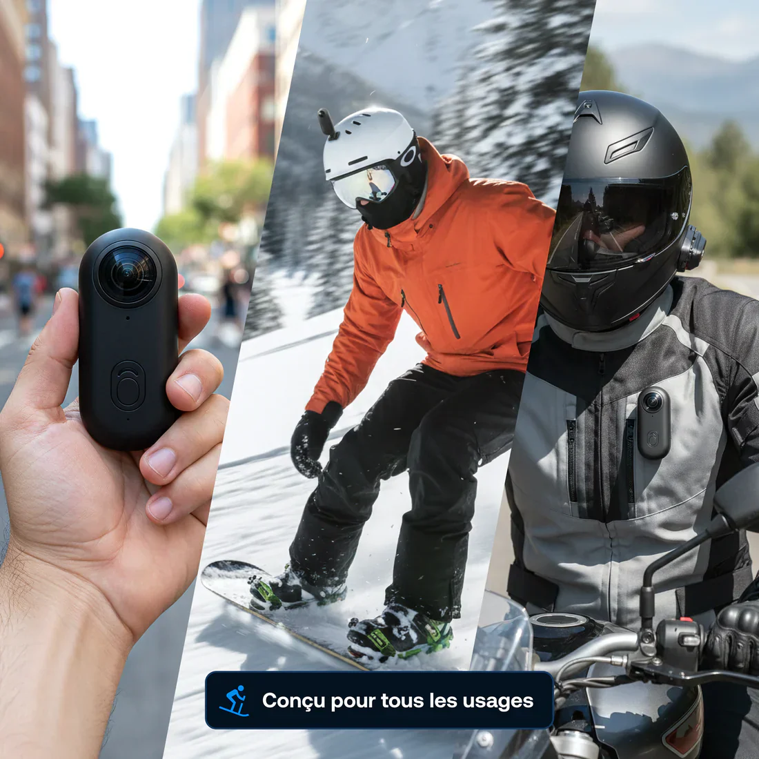Mini Caméra Portable POV avec Transfert Vidéo Instantané - Image 8
