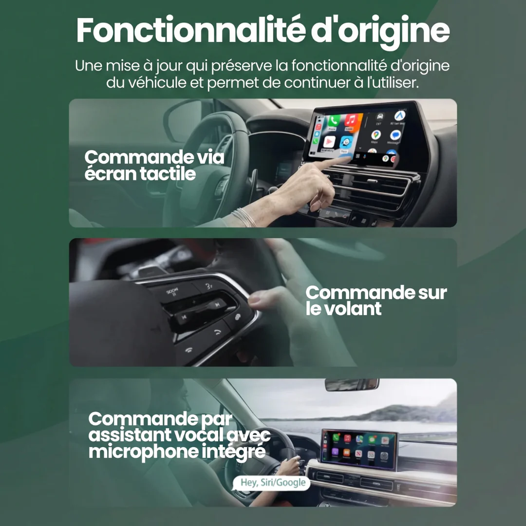 Mini Cube Connecteur compatible Apple CarPlay® et Android Auto™ - Image 12