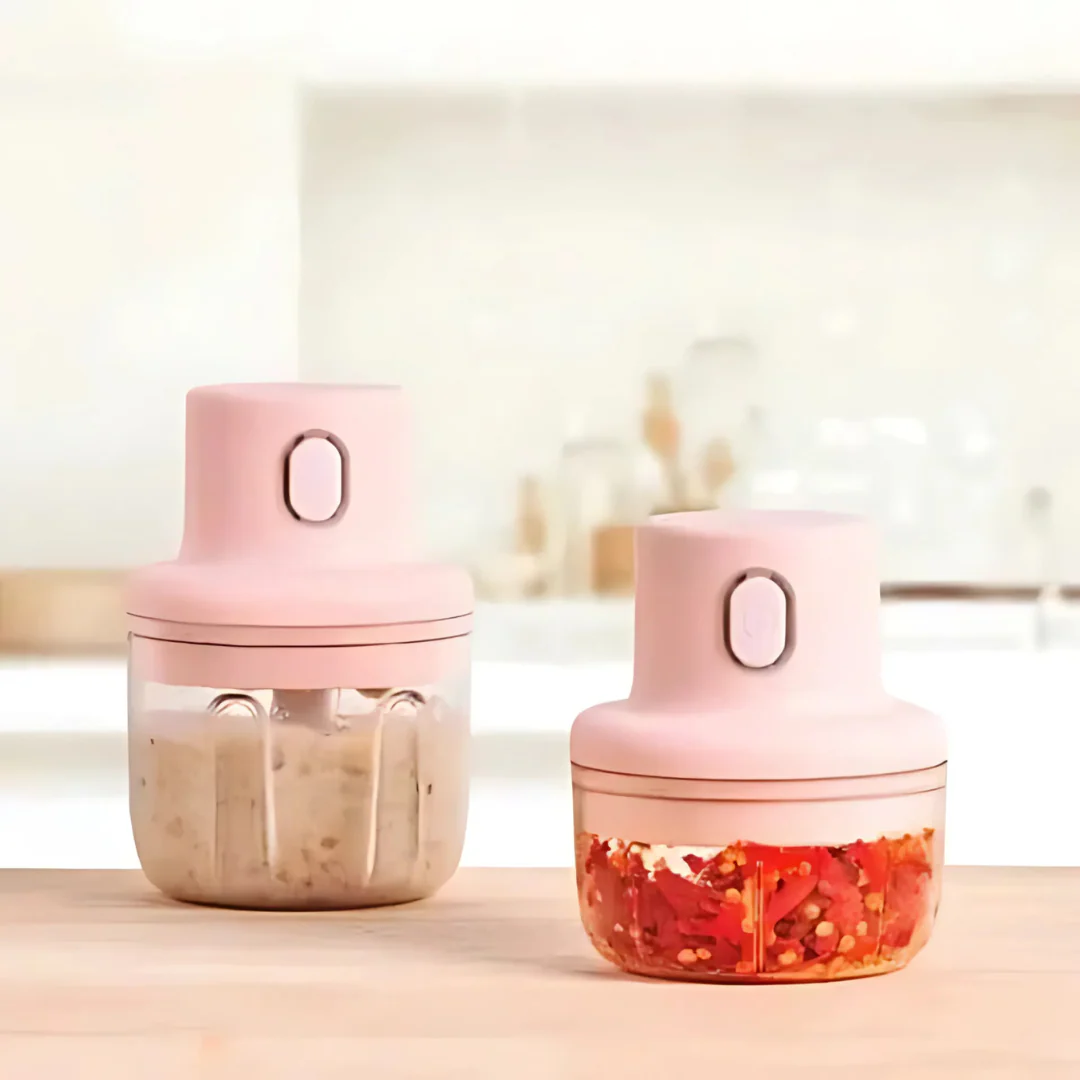 Mini Hachoir Rechargeable Sans Fil pour Cuisine - Image 5