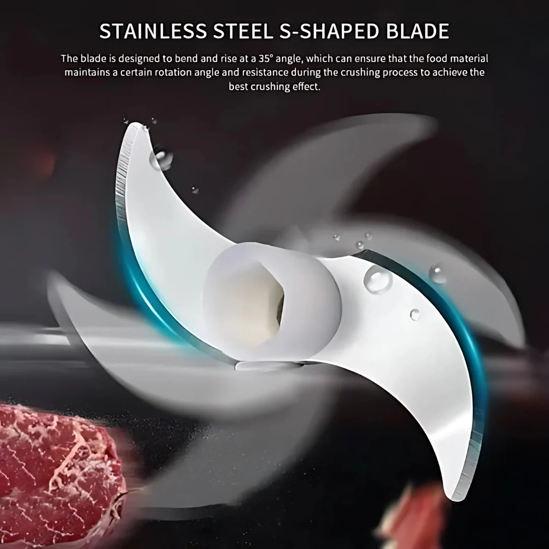 Mini Hachoir Rechargeable Sans Fil pour Cuisine - Image 6