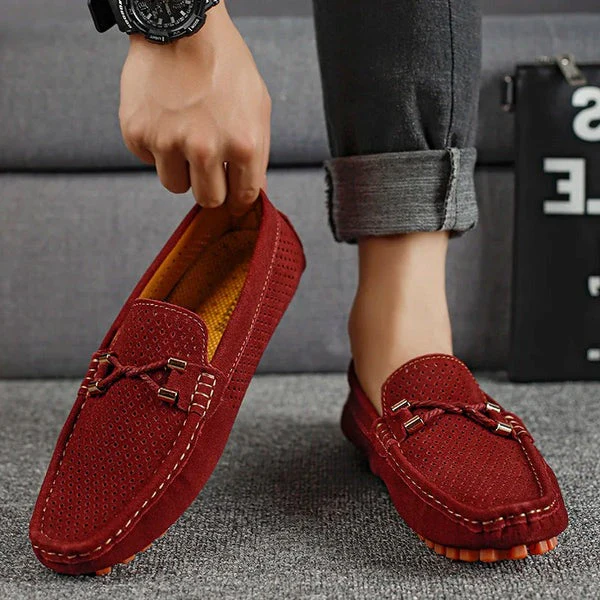 Mocassins homme en cuir respirant - Image 11