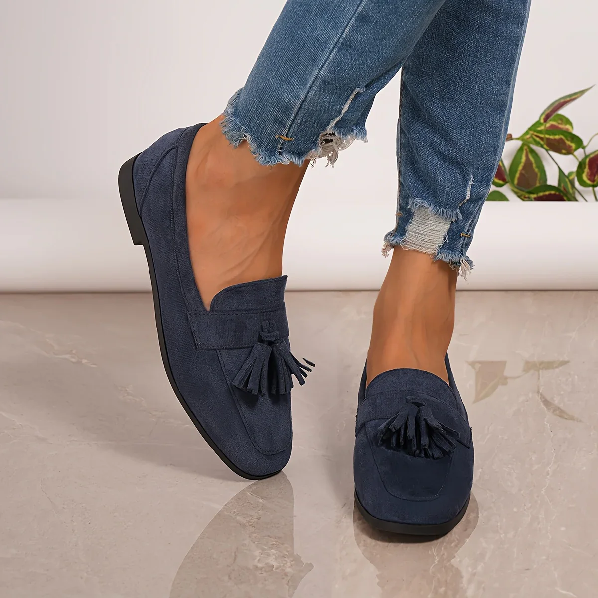 Mocassins Confortables à Franges Femme - Image 4