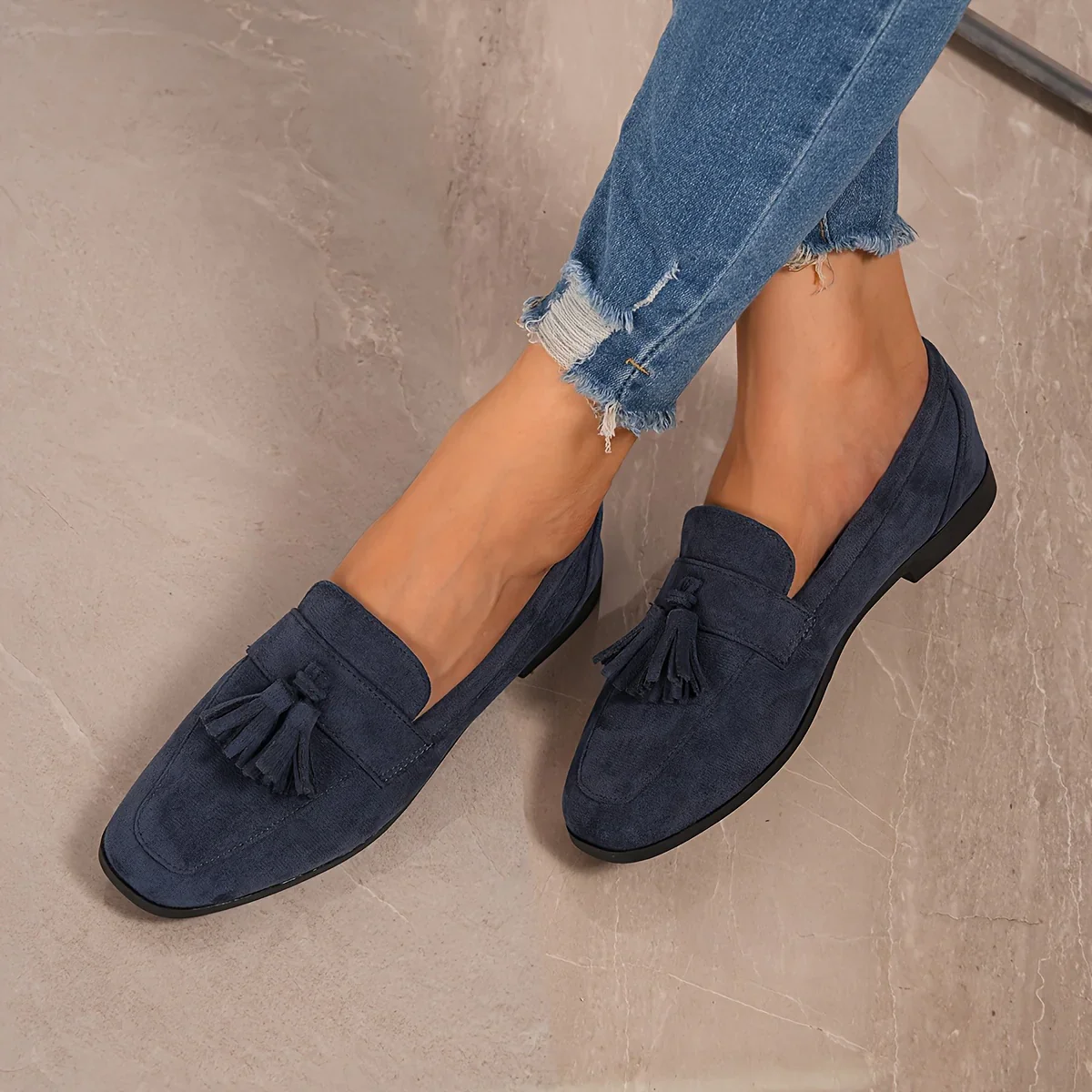 Mocassins Confortables à Franges Femme - Image 5