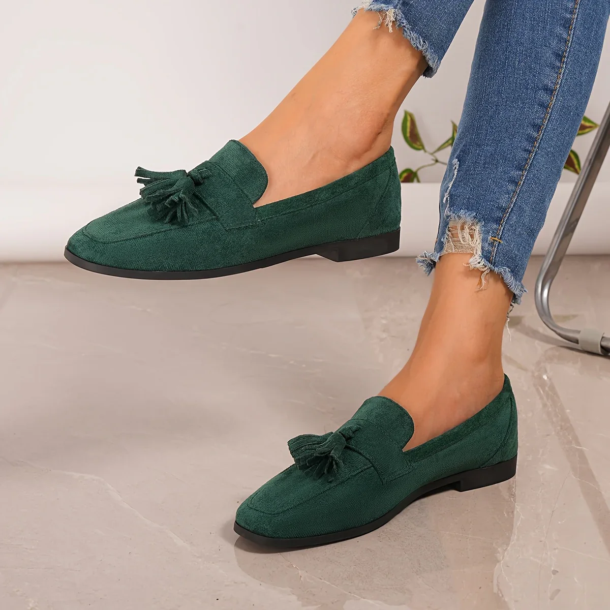 Mocassins Confortables à Franges Femme - Image 8