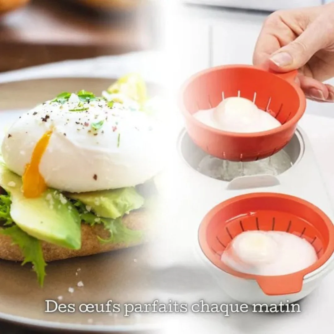 Moule en silicone pour œufs pochés