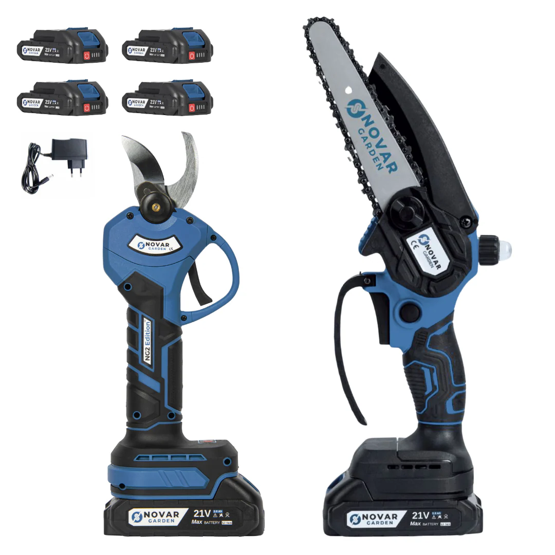 NovarGardenÂ® Taille sans effort Pack NG2 - Incl. Coffret & 4 Batteries