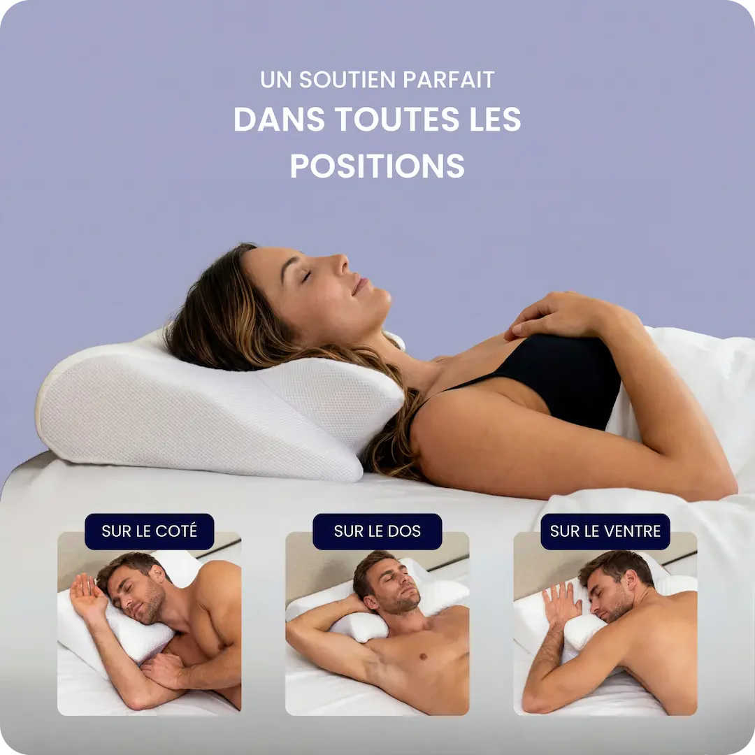 Oreiller cervical ergonomique - Image 4